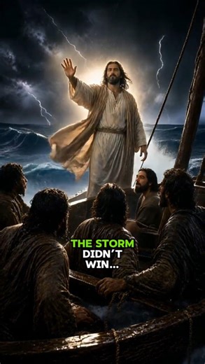 He Spoke… and the Storm Obeyed 🌊✨ | Matthew 8:26