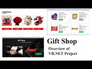 Gift Shop project in VB.NET | Overview of the VB.NET project