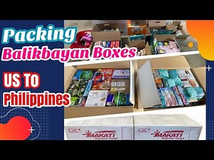 Packing Balikbayan Boxes Or Care Packages 2021 | From USA To Philippines | Couponing Stockpile