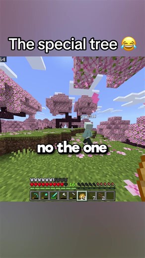 The special tree 😂 #minecraftfunnymoments #minecraft