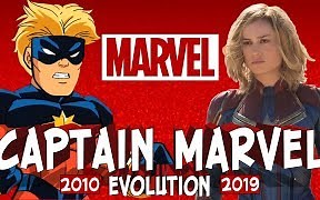 进化史 - 惊奇队长 in Movies and Cartoons (2010-2019) | Marvel