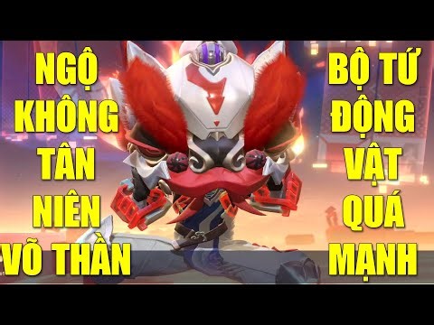 Chính thức vác Tân Niên Võ Thần Ngộ Không cùng team tứ động vật ra trận càn quét team bạn