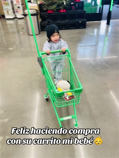 Más que feliz 🙃 ella con su carrito 🛒 de compras #🛒 #teamo #amor #mio
