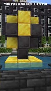 World trade center plaza in Minecraft