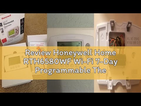 Review Honeywell Home RTH6580WF Wi-Fi 7-Day Programmable Thermostat, White