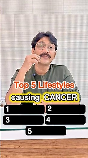 Top 5 lifestyles for CANCER #CancerPrevention #LifestyleHealth #DoctorExplains