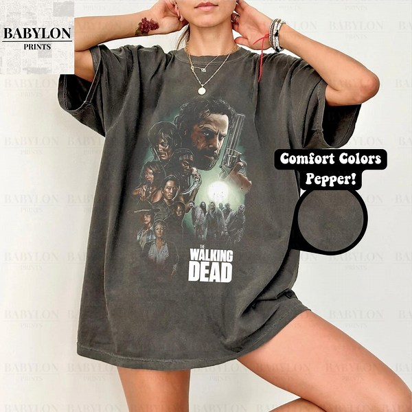 The Walking Dead Group Shirt, Sweatshirt, Hoodie | TWD Shirt, Daryl Dixon Shirt, Rick Grimes Tee, Walking Dead Merch, Glenn Maggie Rhee - Etsy