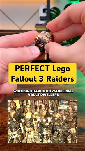 PERFECT Lego Fallout 3 Raiders #lego #fallout