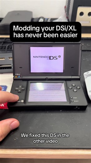 It’s never been easier to mod your DSi/XL 🎮 Turn your old system into an all-in-one game library, no cartridges needed. With just an SD card, you can unlock a custom menu, load your favorite classics, and give these consoles a whole new life. #NintendoDS #DSi #RetroGaming #Mod #HandheldGaming