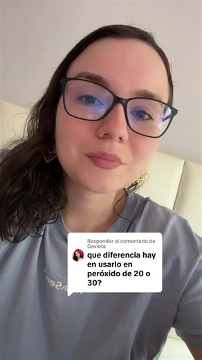 Diferencias entre Peróxido de 20 y 30 Volúmenes