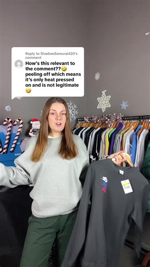 Replying to @ShadowSamurai420 Settling the confusion once and for all, this is just the design of the jumper 😉 You can grab yours below or check it out if you still don’t believe us 🫣 #vivisports #jumper #nike #nikestandardissue #winterfashion