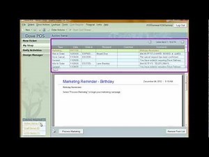 Teleflora's Dove POS Tutorial Part 9: Action Items