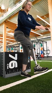 It’s Winter Workout Week here at CAF, and we’re sharing our best workout tips! Here’s a Single Leg Box Squat with CAF athlete Sarah Pederson and Anna Woodring, Director of Human Performance at the Idaho Outdoor Fieldhouse. Don't forget, eligible CAF athletes get a free VIP membership to EōS Fitness so they can practice these moves every day! | Challenged Athletes Foundation