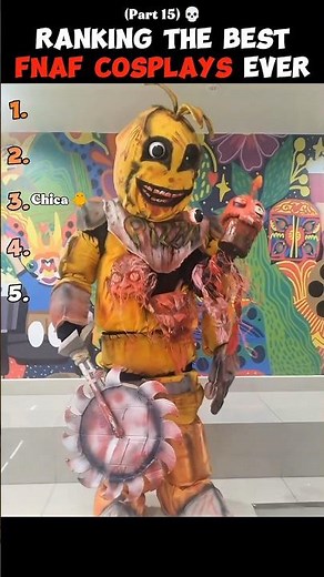 Ranking The Best Five Nights At Freddy's Cosplays Ever #cosplay #fnaf #fnafcosplay