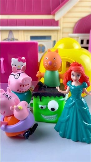 SATISFYING WITH SET TOYS ASMR VIDEO ASMR RELAXING SUZIE GEORGE ARIEL #shortsvideo