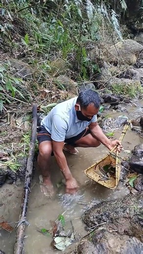 Hilly river Unique fishing style | Best Fishing Method #fish #fishing