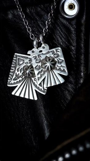 Darrell Cadman Thunderbird jewelry #インディアンジュエリー