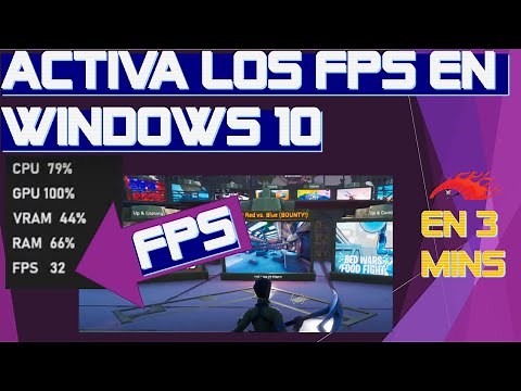 Como ver o monitorear los FPS en juegos (Windows 10 PC/Laptop)
