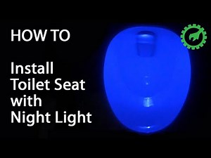 How To: Install Toilet Seat with Built-in Night Light