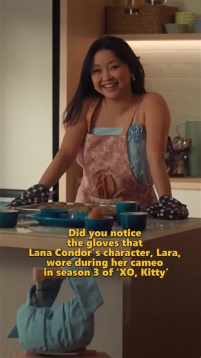 Did you notice the gloves that Lana Condor's character, Lara, wore during her cameo in season 3 of ‘XO, Kitty’#us#celebrity#entertainmen#larajean#xokitty