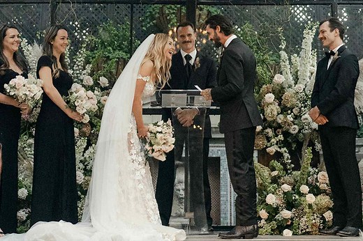 'Yellowstone' stars Ryan Bingham and Hassie Harrison marry in Texas wedding