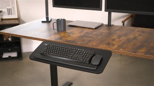 Watch MOUNT-KB03B Feature | Under Desk Keyboard Tray on Amazon Live