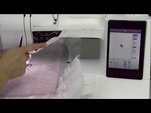 Husqvarna Viking Designer Ruby 69 Function Buttons in the Embroidery Mode