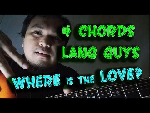 The Black Eyed Peas - Where Is The Love - Guitar chords Tutorial