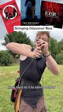 How hard is it to string a bow? #theodyssey