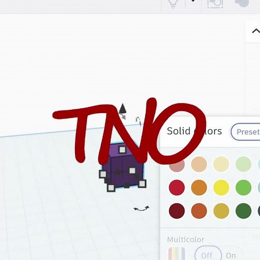 Changing Colors in Tinkercad