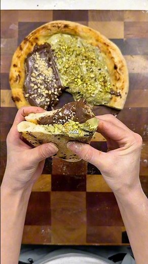Pistachio Nutella Pizza
