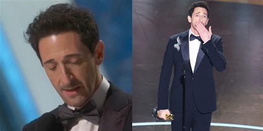 Adrien Brody Is Overcome With Emotion as He Delivers Powerful Oscar Speech