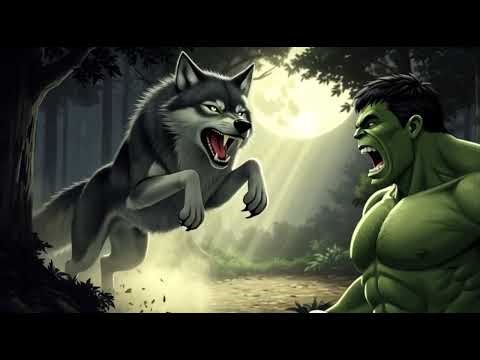 Hulk Vs Wolf- Fight in the Forest