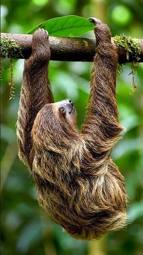 Baby Sloth Moving in EXTREME Slow Motion! 🦥⏰