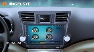 8 Core 4+32G for Toyota Highlander 2008-2012 Radio Stereo Upgrade: 10.1 Inch IPS 1280x800 Car Head Unit Replacement with Wireless CarPlay Android Auto Bluetooth 5.0 GPS WiFi 6 FM SWC Backup Camera