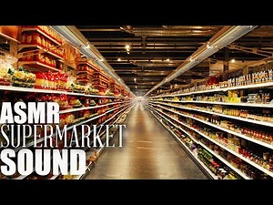 Europe Supermarket Sound Effects ASMR, STUDY & Enjoy Ambient noise