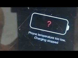 phone temperature too low charging🔋⚡ stopped.. solved in 5 minute.