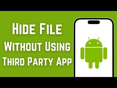 How to Hide File in Android Without Using Any Third Party App?