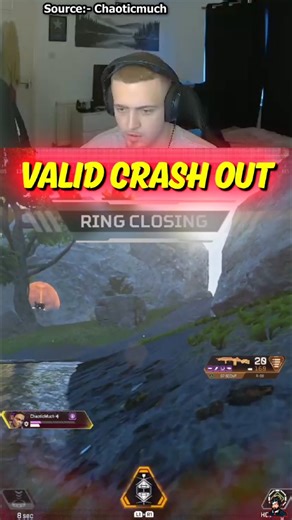 Chaoticmuch VALID Crash out | Apex Legends #apexlegends #shorts