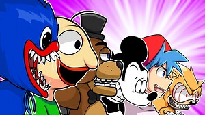 Playtime but Every Turn a New Character Sings It: Friday Night Funkin Animation