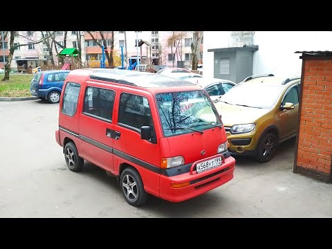 an offroad Kei car Subaru Libero 4x4 1996 Review | aka Subaru Sumo Auto Bewertung