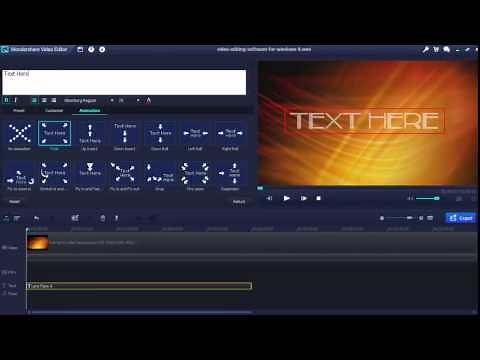 Easy Video Editing Software for Windows 7