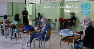 Palestine refugee students went #backtolearning 🎒 in UNRWA schools in Lebanon this week! Students in grades 9,11 and 12 have started with blended learning and all other grades will start with distance learning before moving to a blended approach. To keep our students, teachers and their families safe, all schools are open based on precautionary health measures recommended by the World Health Organization (WHO) and Lebanese Ministry of Health regulations. The measures being implemented by school