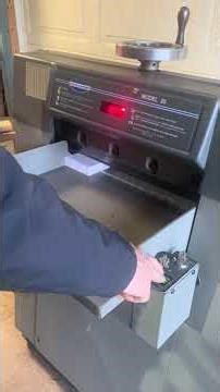 Challenge Model 20 paper cutter