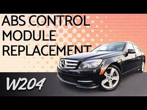 Mercedes-Benz W204 C-Class ABS Dynamic Control Module Replacement