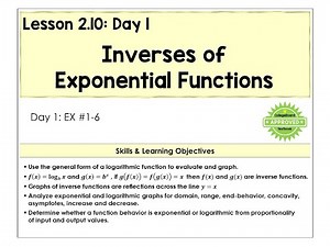 2.10-A Inverses of Exponential Functions Video