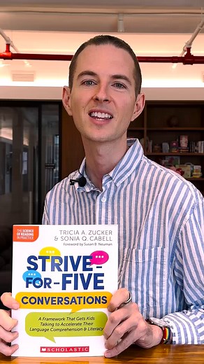 Accelerate students' language comprehension and literacy success with the Strive-for-Five Conversations framework. Order here: https://bit.ly/4eXzamX | Scholastic Teachers
