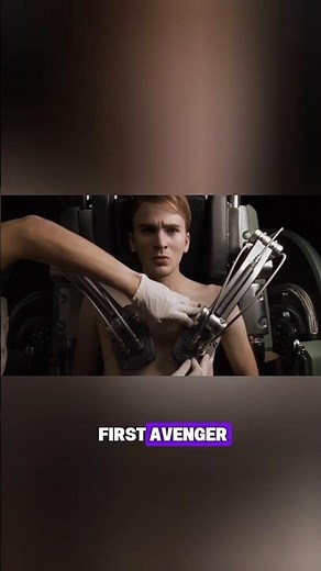 How Chris Evans Became Skinny Steve Rogers #marvel
