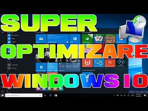 Super Optimizare Windows Secretele Unui Windows 10 Fara Consum