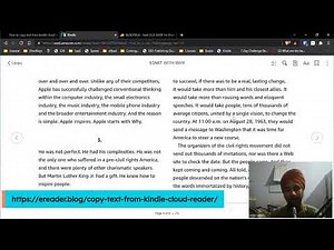 how to copy text from amazon cloud reader - No More Frustration